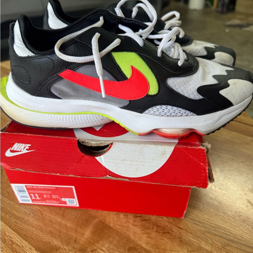 Nike Sneakers - Black, White, Red, Neon Green‎